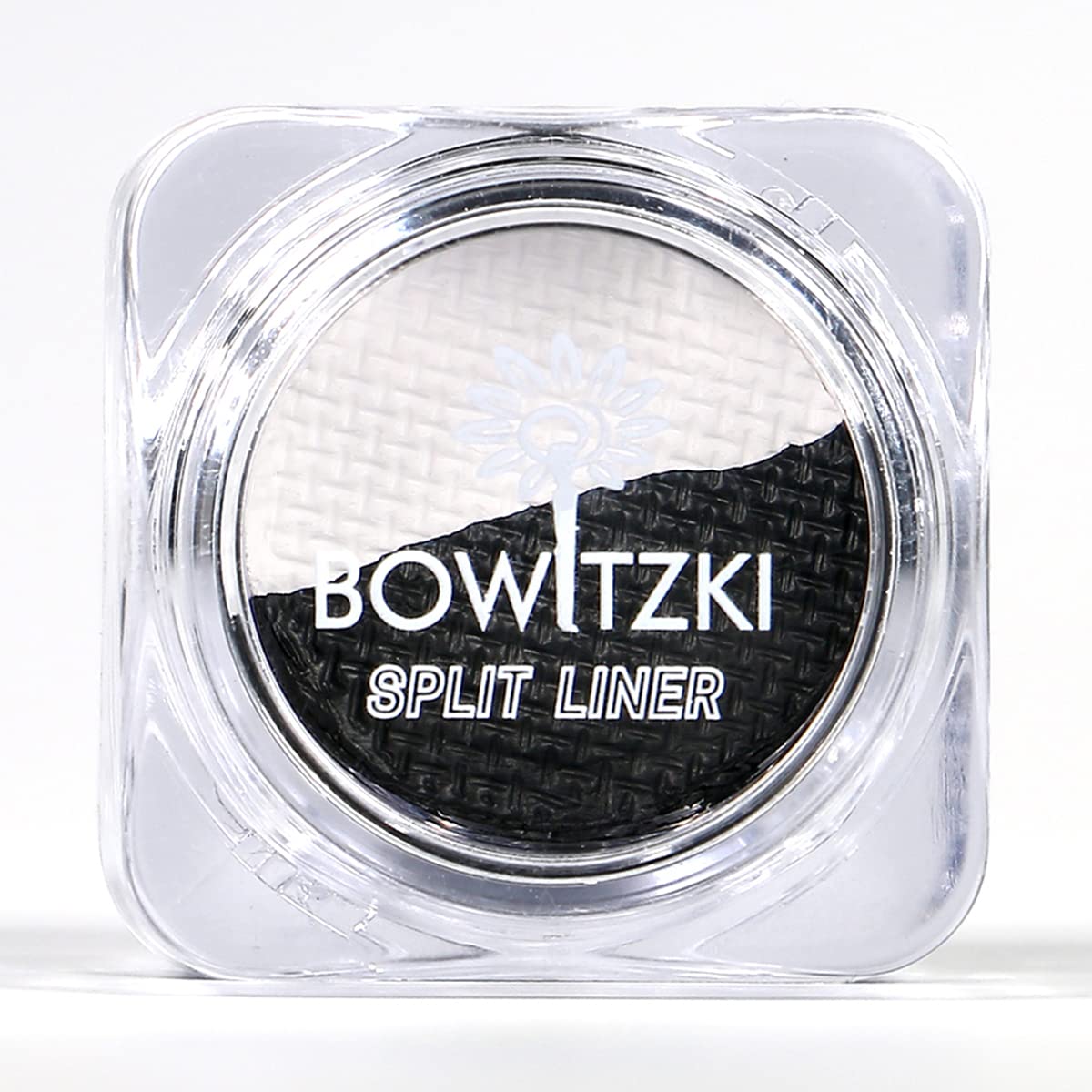 Bowitzki Halloween Water Activated Split Cake Eyeliner - Black & White Hydra Liner (8G)