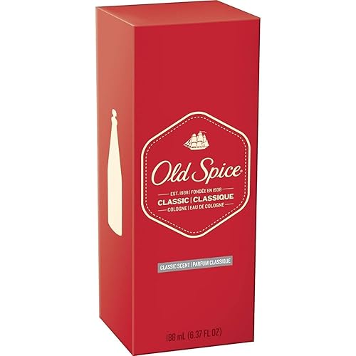 Old Spice Classic Cologne Spray, 6.37 Oz - Timeless Fragrance for Men, Long-Lasting Scent, Iconic Brand