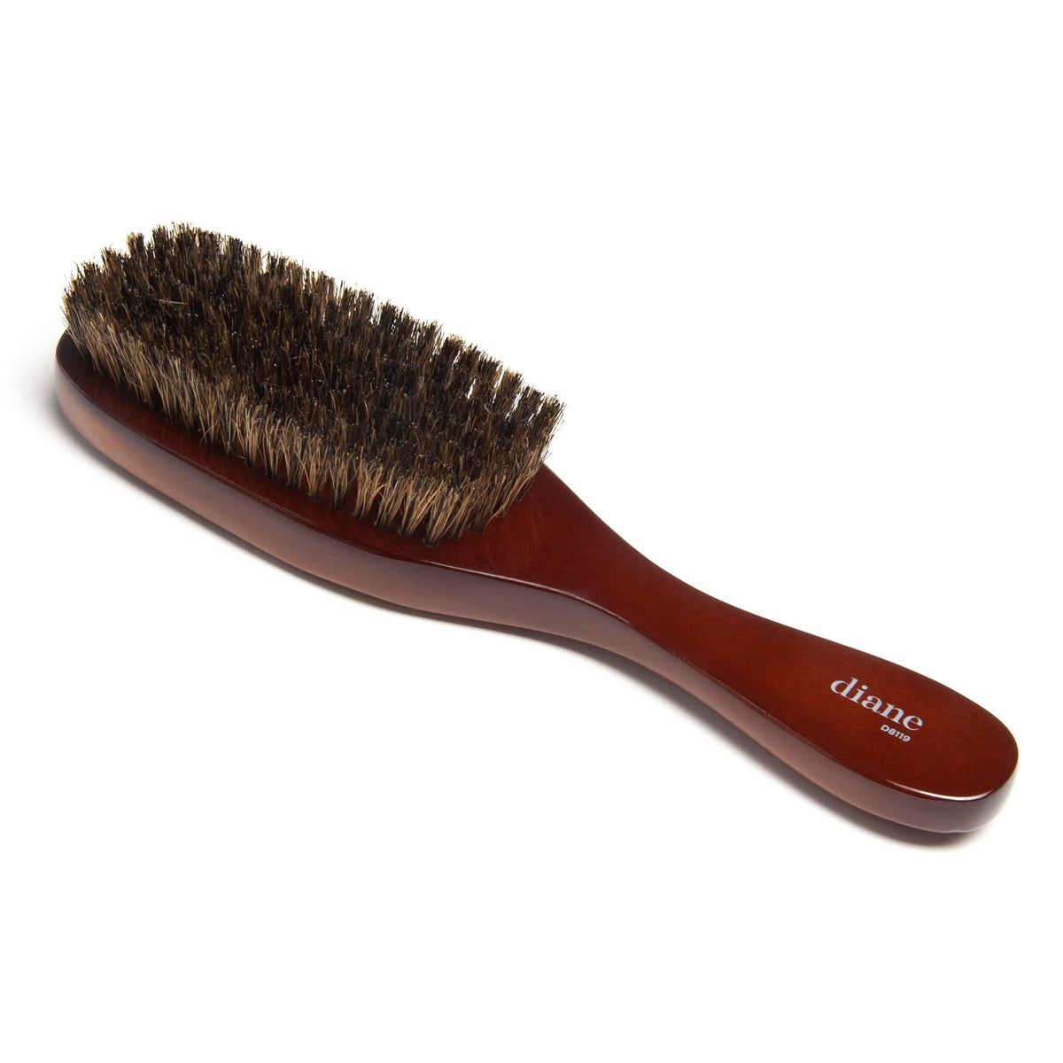 Diane Boar Wave Brush for Men - Medium Bristles for Thick Hair, Detangling & Smoothing, 9 Inch