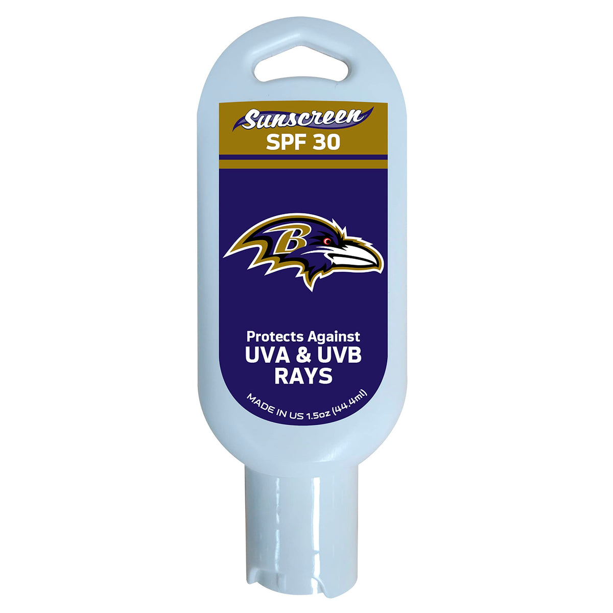 Fanmats Baltimore Ravens Spf 30 Sunscreen, 1.5Oz - White, Uv Protection, Sport Friendly