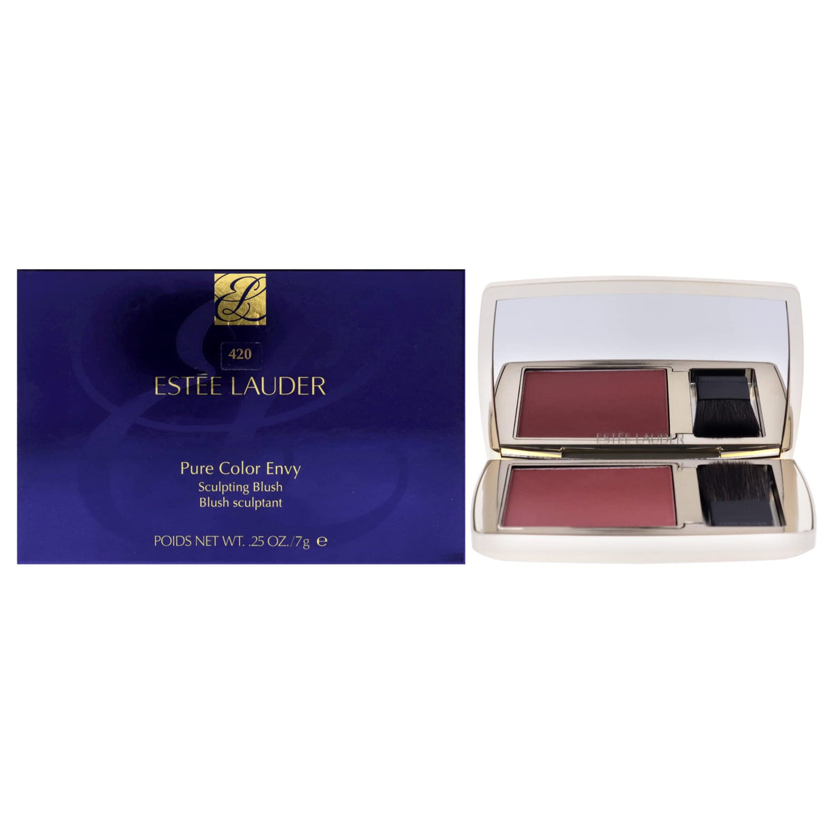 Estée Lauder Pure Color Envy Blush 420 Rebellious Rose 0.25 Oz - Sculpting Blush For Women