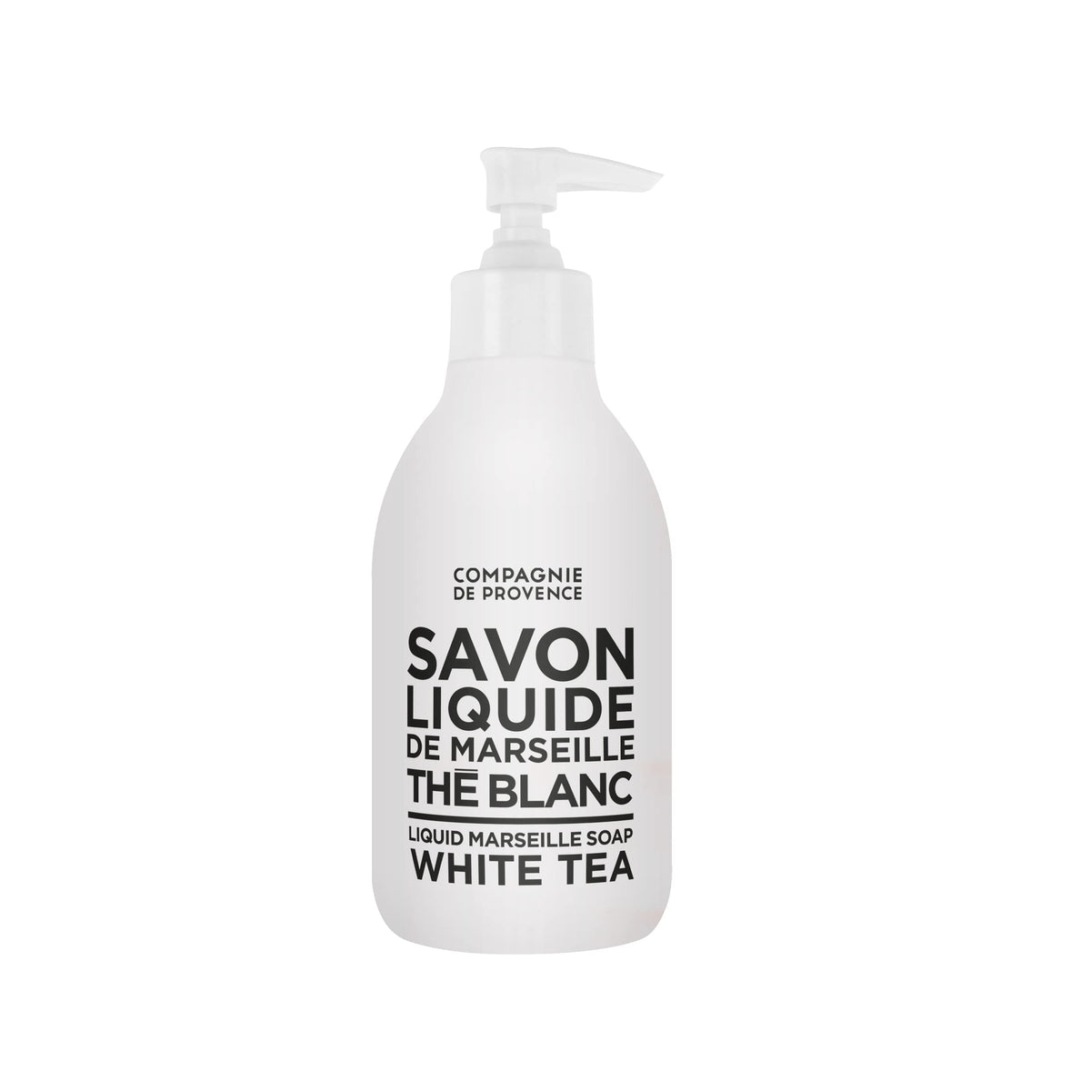 La Compagnie De Provence Liquid Soap - White Tea - 10 Fl Oz Glass Pump Bottle