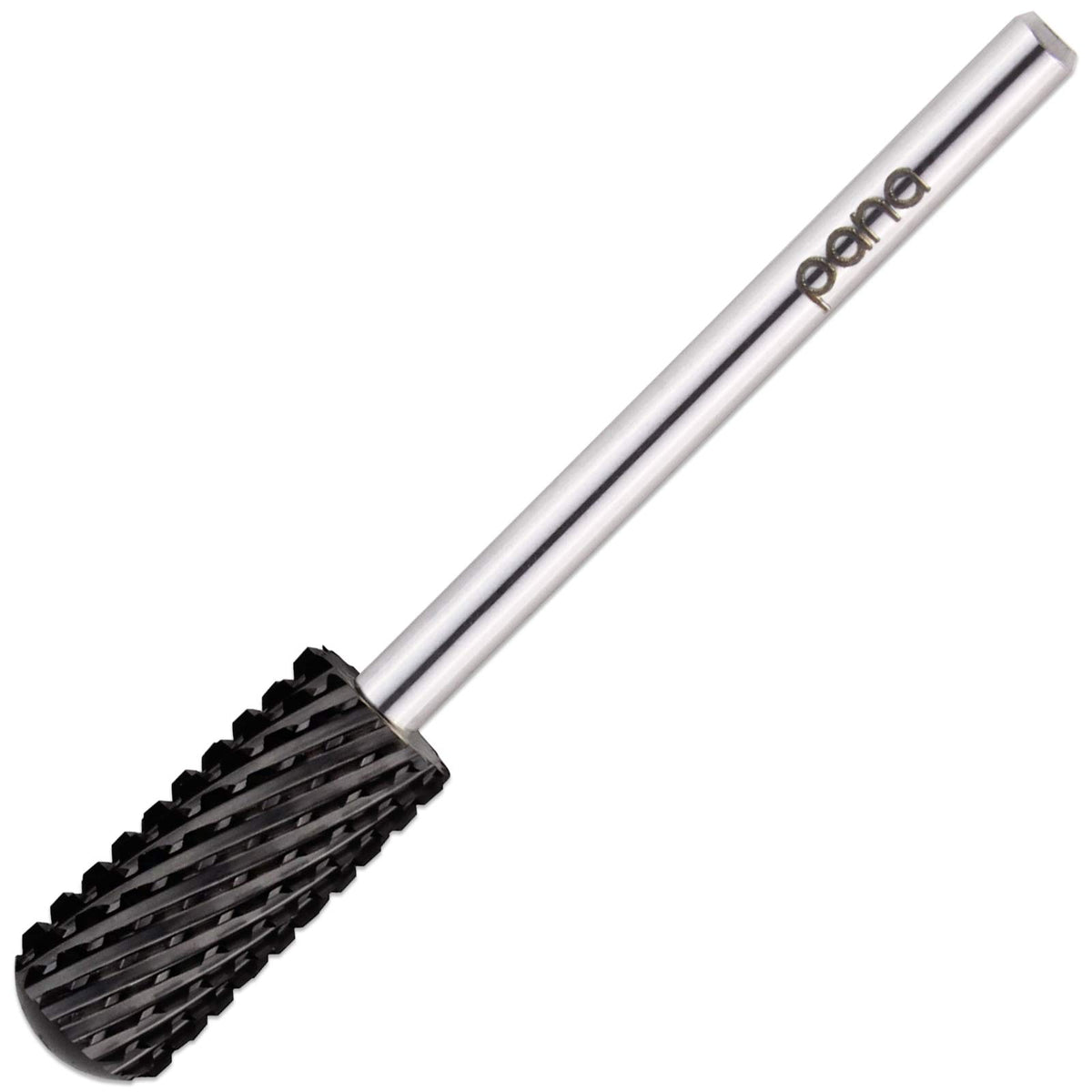 Pana Smooth Top Small Barrel Nail Drill Bit - Dlc Black, Extra Coarse, Fast Acrylic Removal