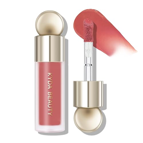 Kyda Liquid Blush - Matte Tinted Cream Blush In Grate Red, High Pigment, 0.25 Fl Oz