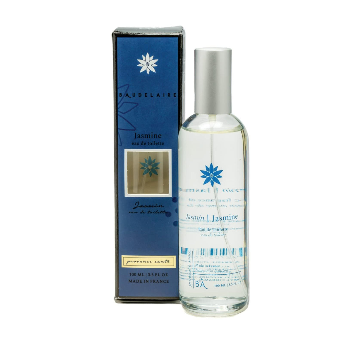 Provence Sante Eau De Toilette Spray, Jasmine Scent, 3.5 Oz - Luxury Perfume Gift, Made In France