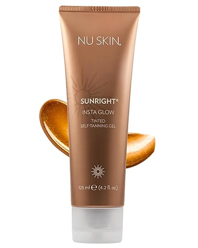 Nu Skin Sunright Insta Glow Self Tanner Gel - 4.2 Oz Bronze Face & Body Bronzer