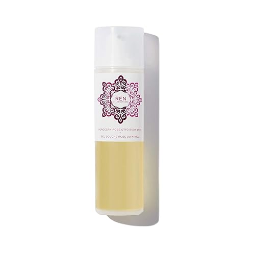 Ren Clean Skincare Moroccan Rose Otto Body Wash - 6.8 Fl Oz Daily Shower Gel For Refreshing Skin