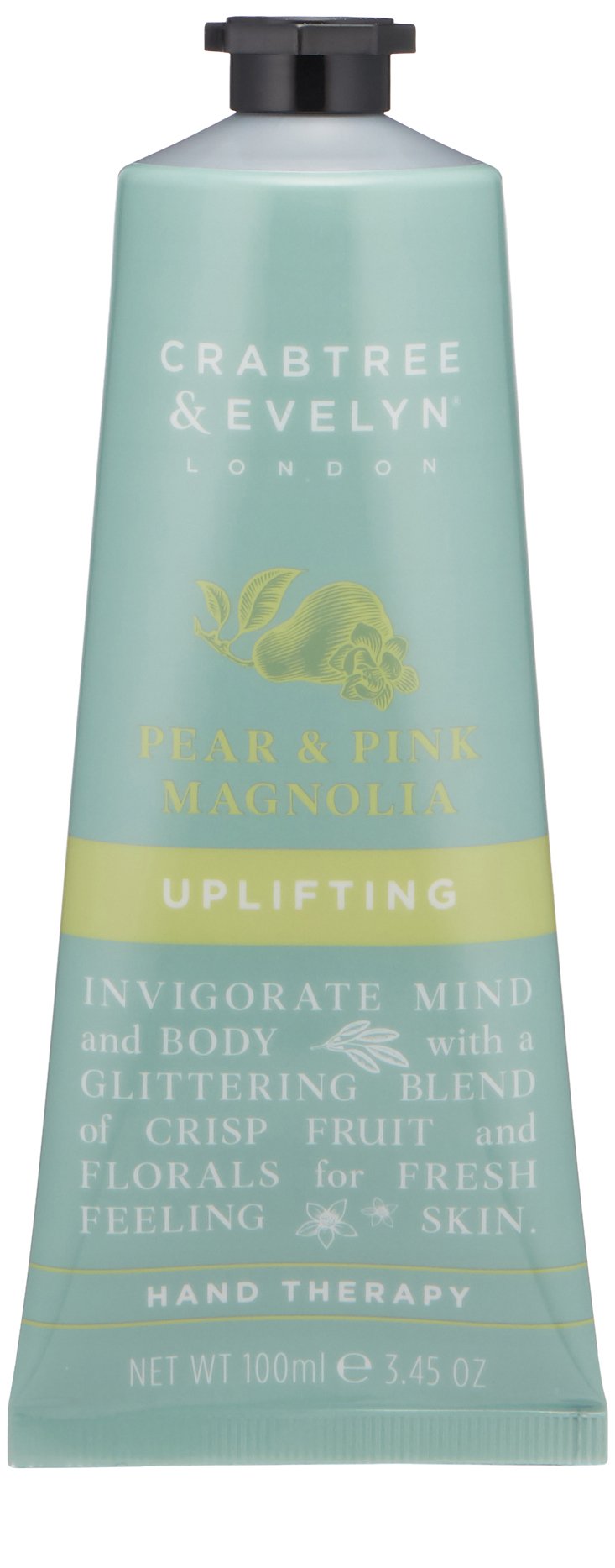 Crabtree & Evelyn Pear & Pink Magnolia Hand Therapy, 3.45 Oz – Uplifting Moisturizer