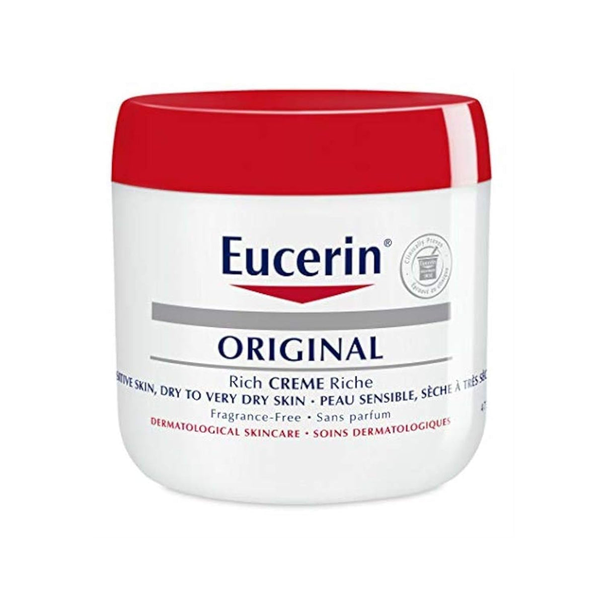 Eucerin Original Healing Rich Creme - 16 Oz Moisturizer For Dry Skin, Pack Of 10