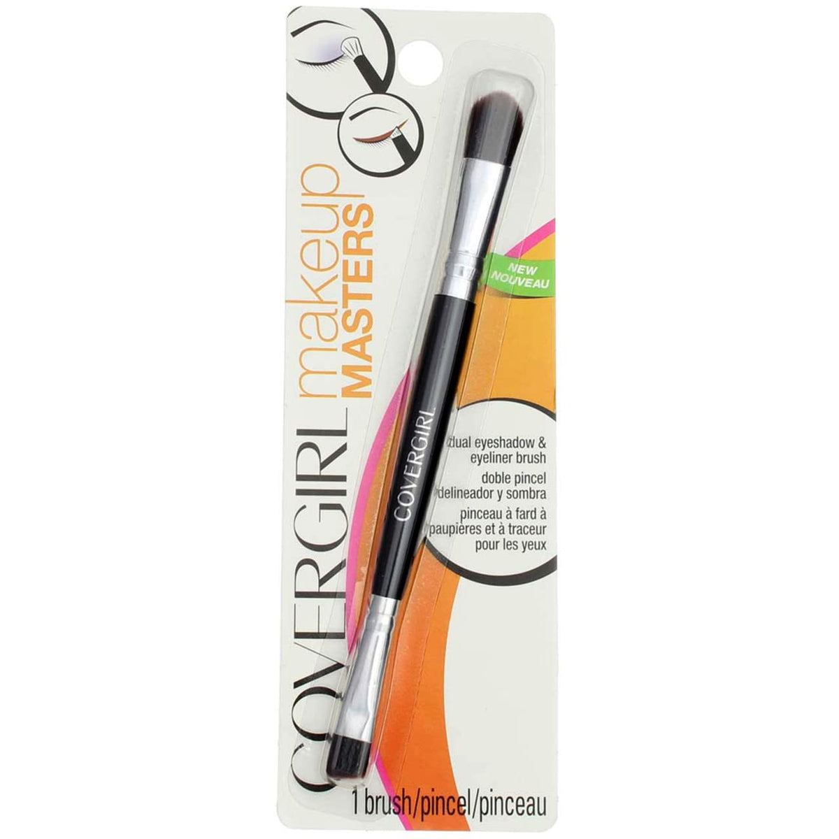 Covergirl Makeup Masters Eye Shadow & Liner Brush - Large Size, Professional Quality