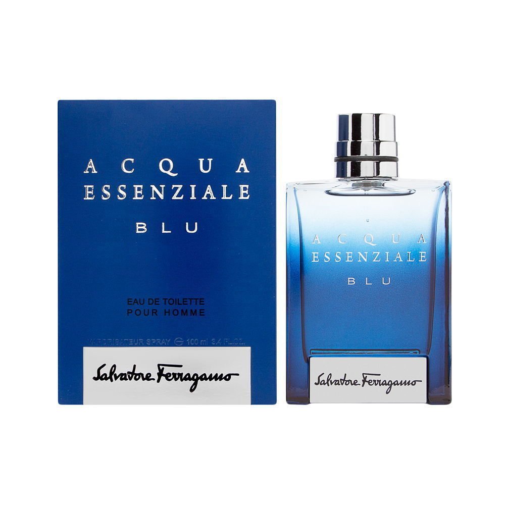 Salvatore Ferragamo Acqua Essenziale Blu Eau De Toilette Spray For Men, 1.7 Oz