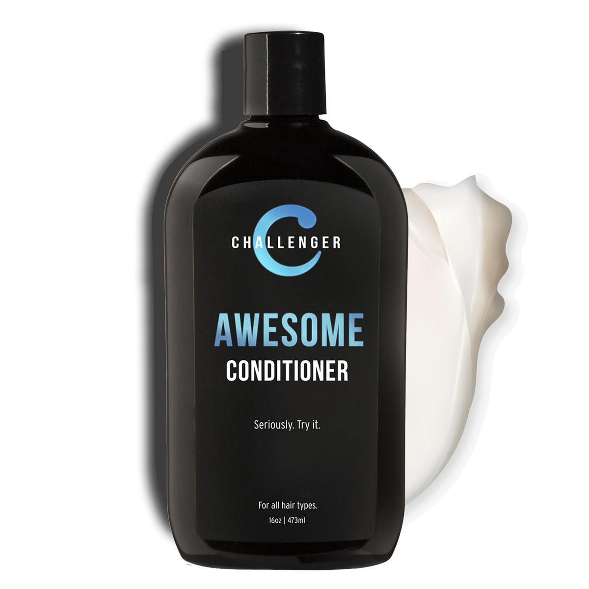 Challenger Mint Conditioner For Itchy Dry Scalp | Coconut & Jojoba Oil | Sulfate Free, 16Oz