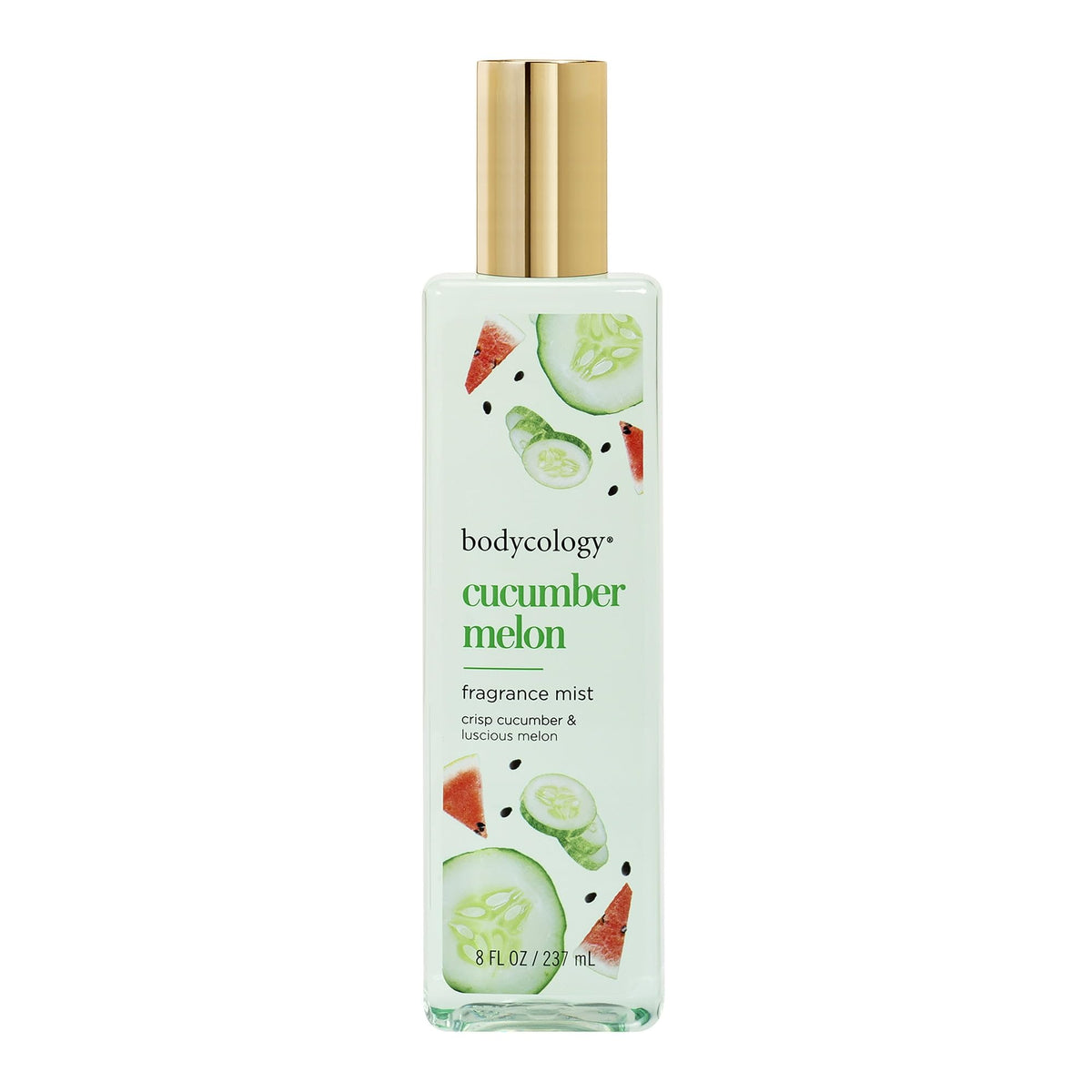 Bodycology Cucumber Melon Body Mist, 8 Oz - Refreshing Fragrance for All-Day Use