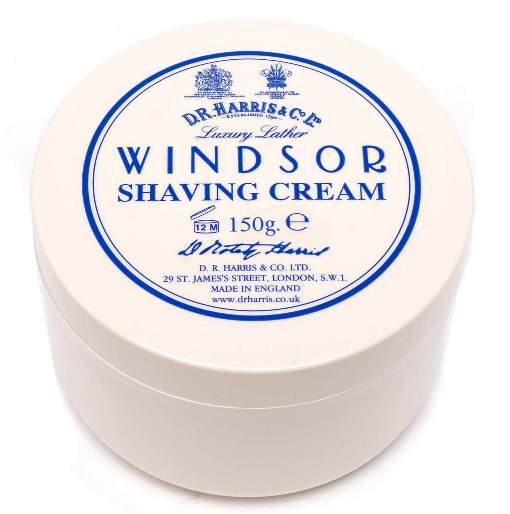 D.R. Harris Windsor Shaving Cream Bowl 150G - Luxurious Tan Shaving Cream For Smooth Shaves