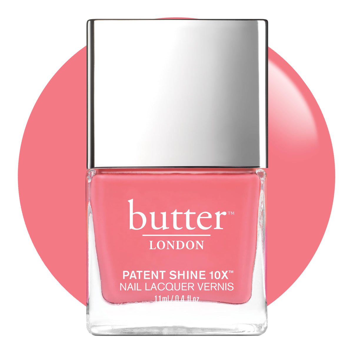 Butter London Patent Shine 10X Nail Lacquer - Gel Finish, Chip-Resistant, Cruelty-Free, Coming Up