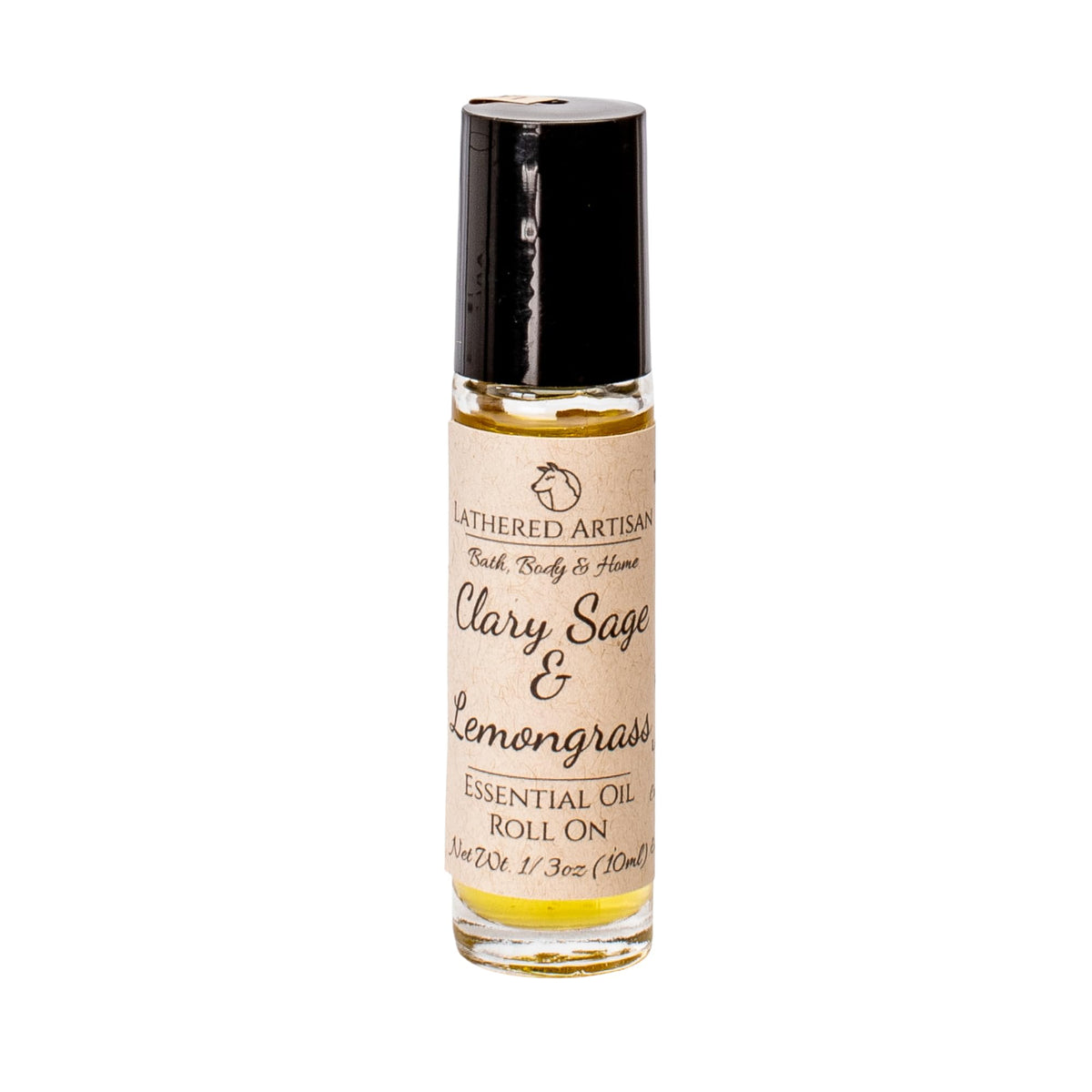 Lathered Artisan Alcohol Free Essential Oil Spray & Roll On Perfume, Clary Sage & Lemongrass