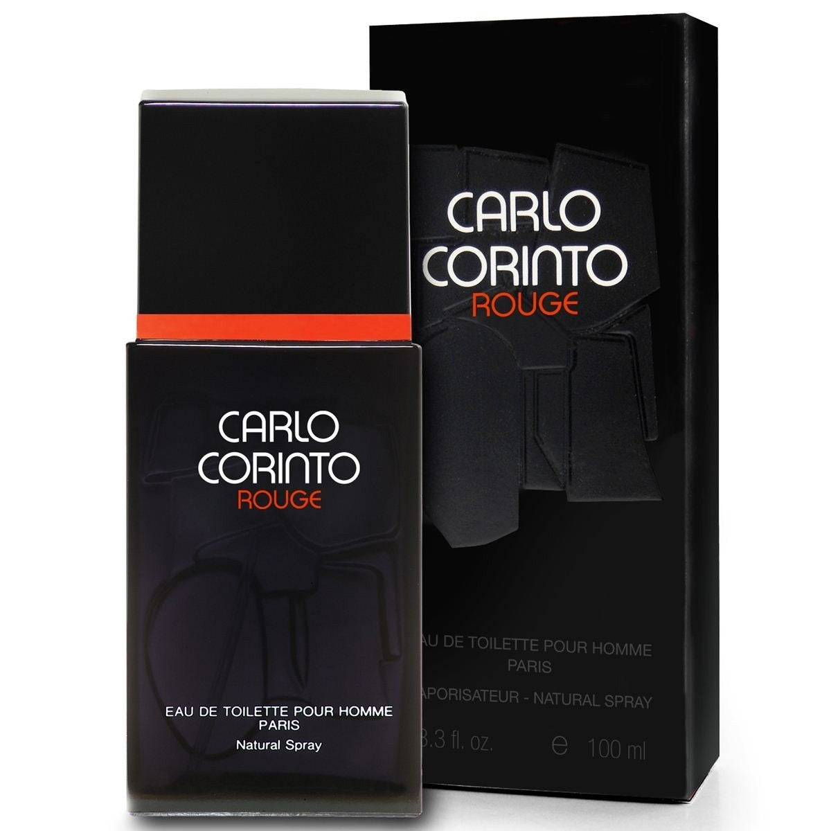 Carlo Corinto Rouge Eau De Toilette Spray For Men, 3.3 Ounces - Fragrance For Him