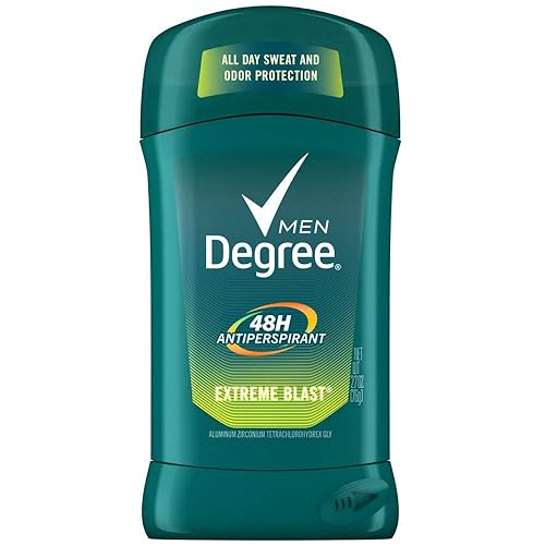 Unilever Degree Anti-Perspirant Invisible Solid Extreme Blast, Pack Of 5, 1.7 Oz Each