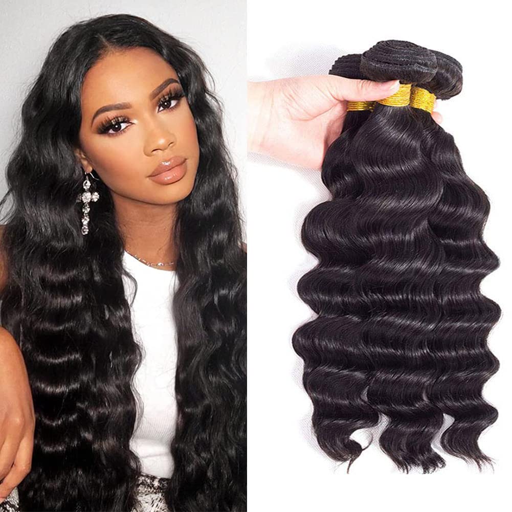 ROYAL IMPRESSION 12A Grade Brazilian Virgin Hair Loose Wave 3 Bundles 24&quot; 26&quot; 28&quot; 