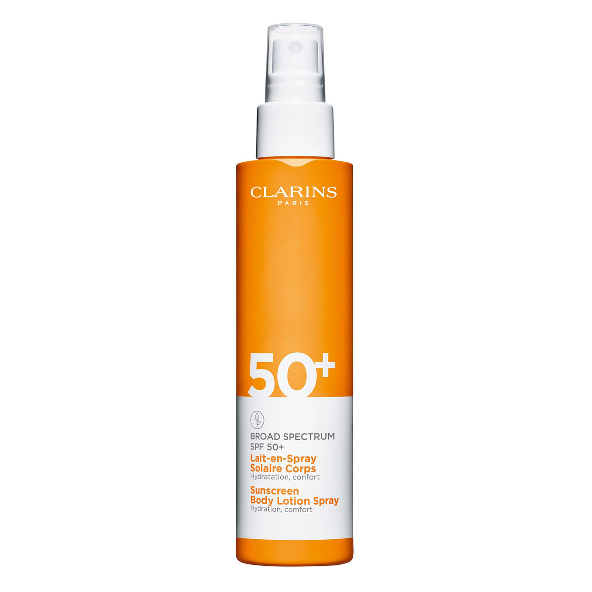 Clarins Body Sunscreen Lotion Spray Spf 50+ | Lightweight, No White Cast, Antioxidants, 5 Oz