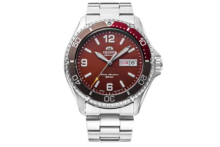 Orient Mako-3 Automatic Diver Watch 200M, Matte Red, Ra-Aa0820R19B