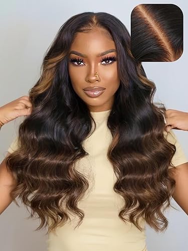 UNICE 14&quot; Bye Bye Knots Chestnut Brown Glueless Loose Wave Wig, Human Hair, Pre Plucked, 150%