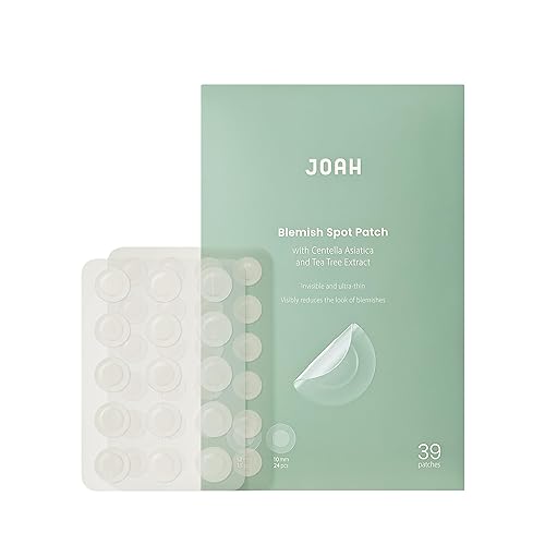 Joah Heal Me Cica Spot Patch, Hydrocolloid Acne Treatment With Centella Asiatica, 39 Patches