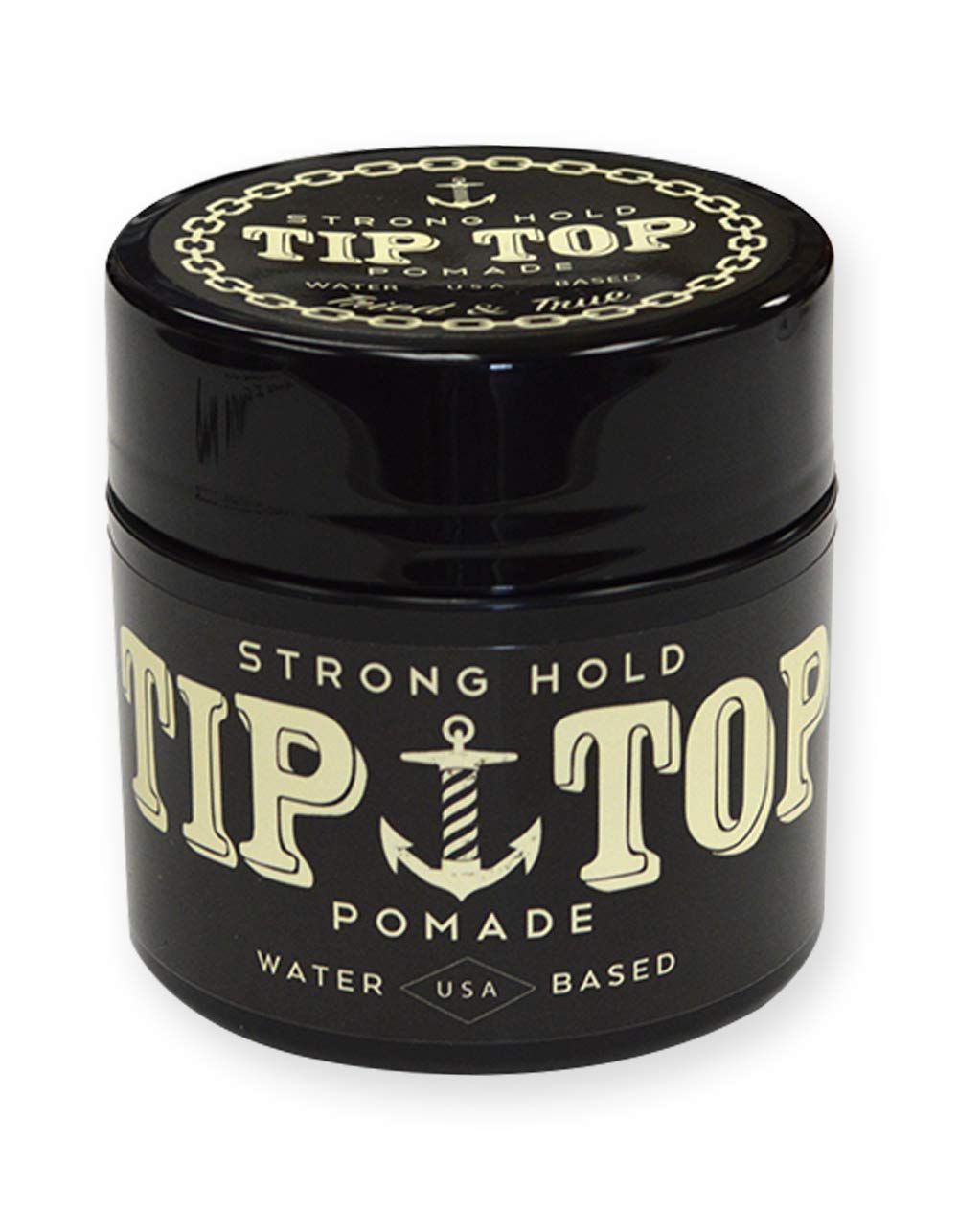 Tip Top Strong Hold Water Based Pomade - 4.25oz, Ideal for Sleek Styles and All-Day Hold