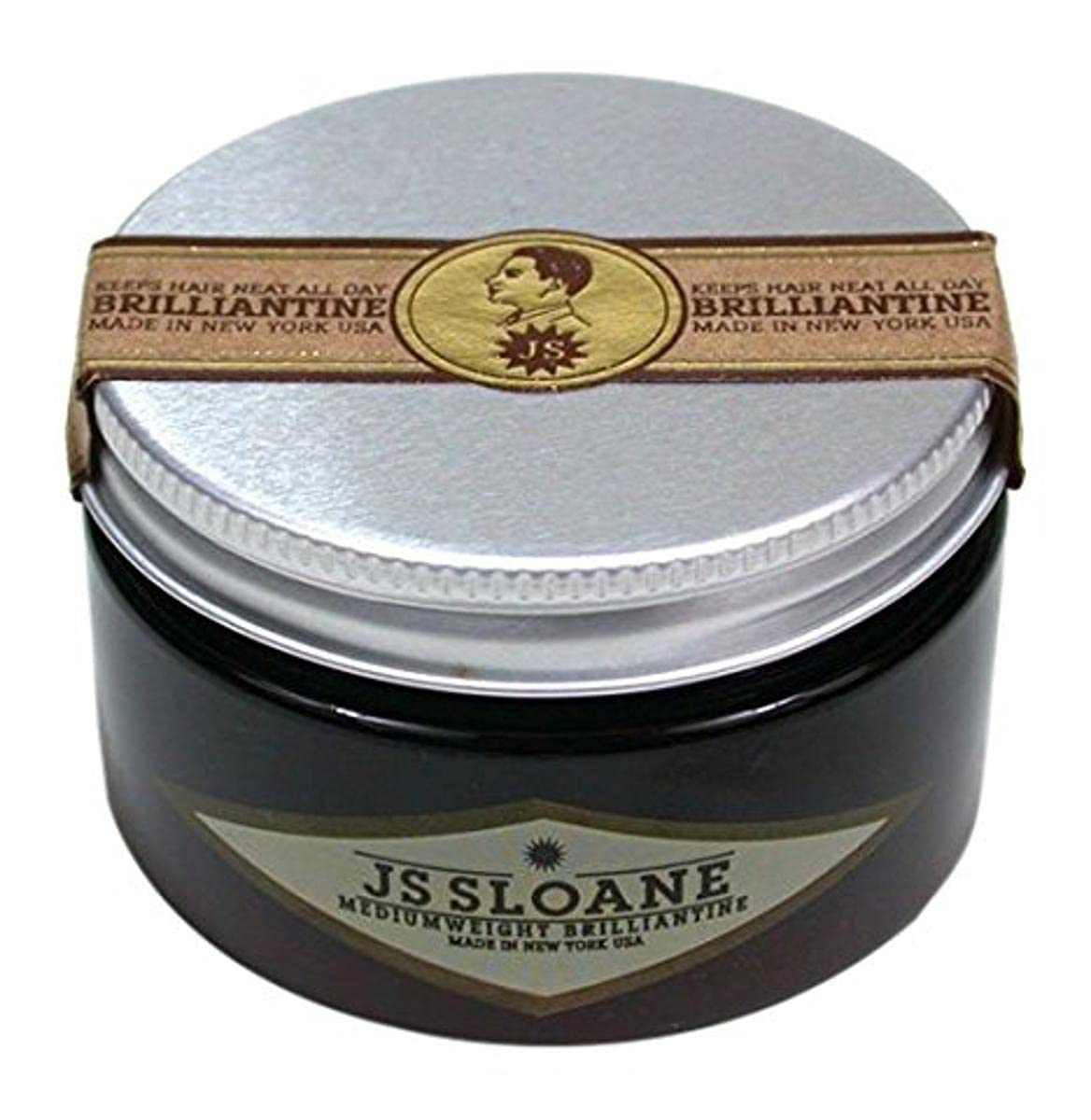 Js Sloane Medium Weight Brilliantine - 1 Count Hair Styling Product For Men