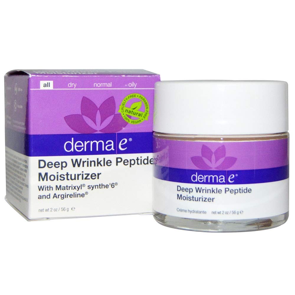 Derma E Deep Wrinkle Moisturizer With Peptides, 2 Ounces (2-Pack)