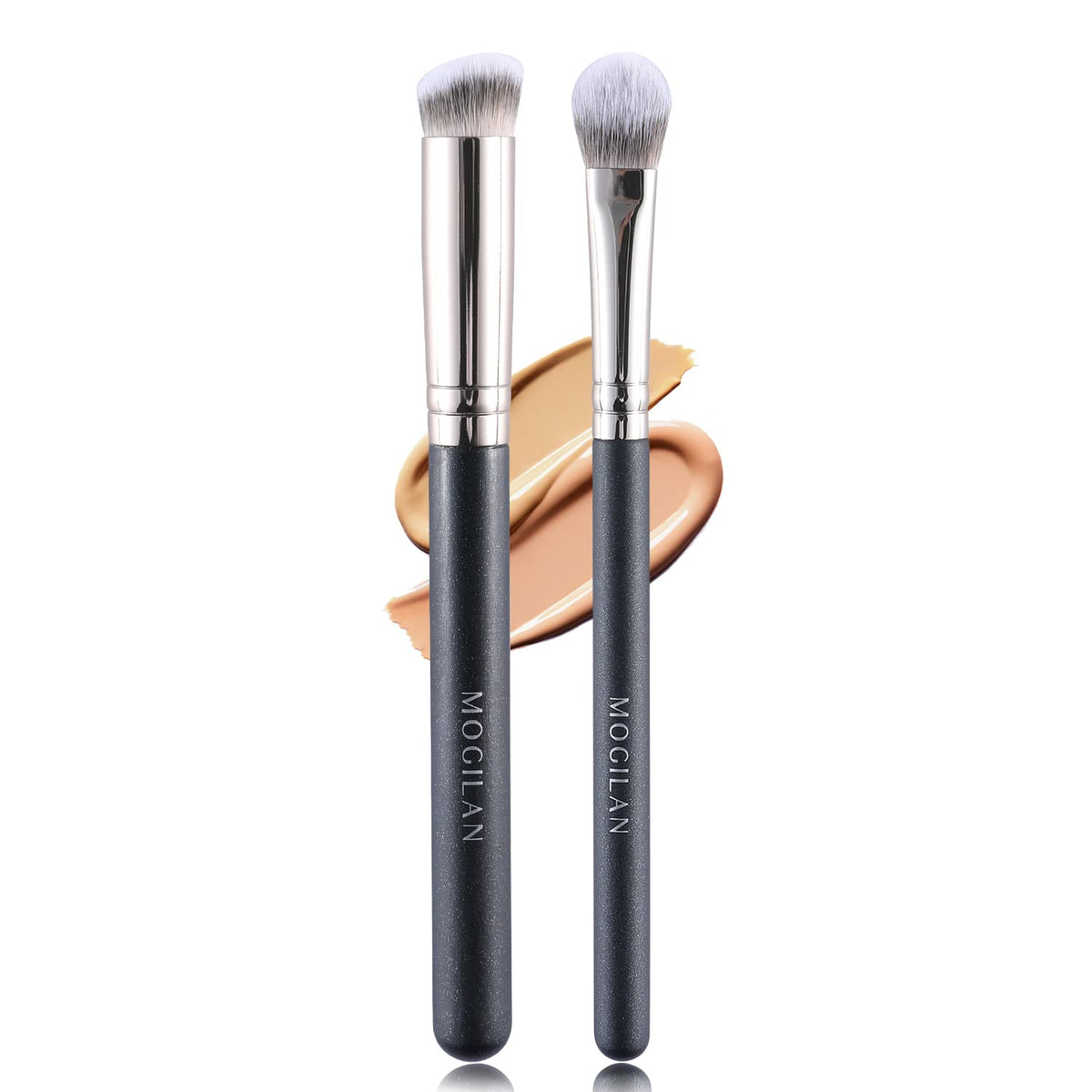 MOGILAN Foundation Brush Set - Professional Concealer & Eyeshadow Brushes for Flawless Makeup