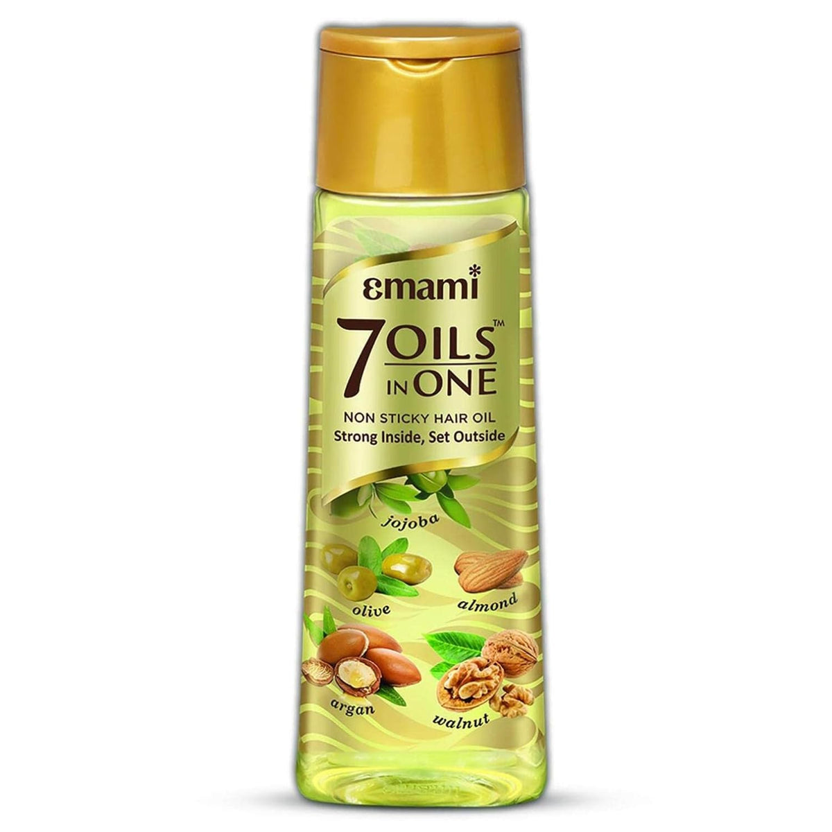 Emami 7-In-1 Hair Oil With Ayurvedic Herbs For Hair Damage Repair & Dandruff Control, 100Ml