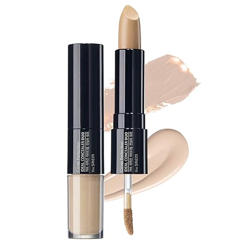 THESAEM Cover Perfection Ideal Concealer Duo - #1 Clear Beige, Full Coverage, Crease-Proof