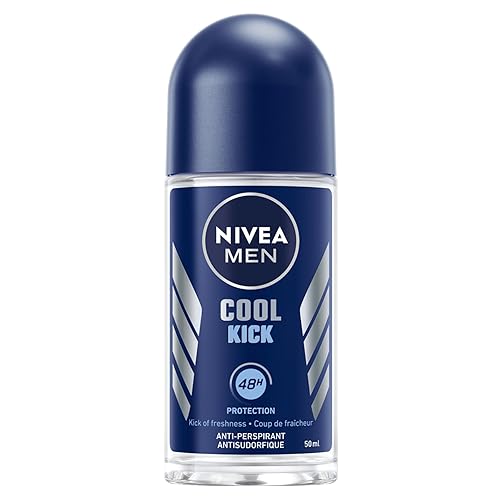 Nivea Cool Kick Anti-Perspirant Deodorant Roll-On, 50Ml - Fresh & Long-Lasting Protection