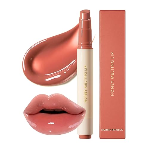 Nature Republic Honey Melting Lip Stick 06 Coconut - Glossy Lip Balm & Crayon, Korean Makeup