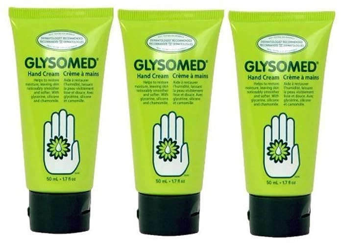 Glysomed Hand Cream Trio Pack - 3 Mini Travel Size Tubes (50Ml Each) For Soft Hands