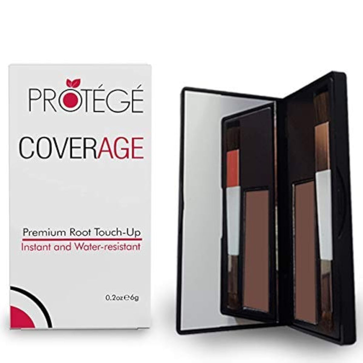 Protégé Premium Root Touch Up - Instant Water-Resistant Concealer, Light Brown, 0.2 Oz