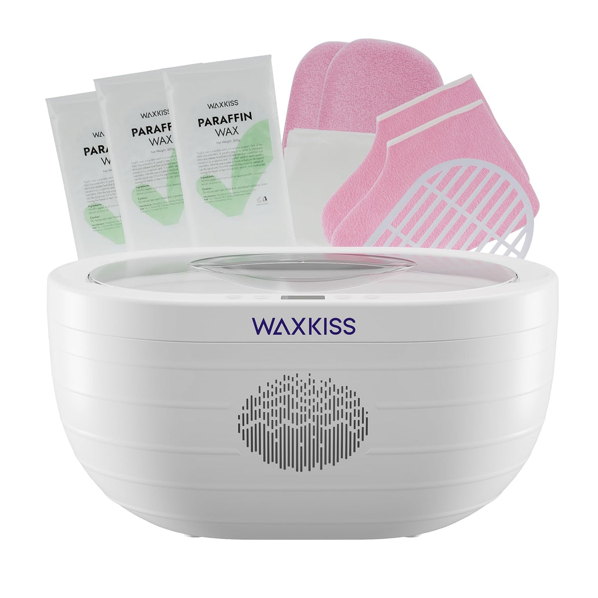 Waxkiss Paraffin Wax Machine For Hands & Feet - 3000Ml With 3 Unscented Refills