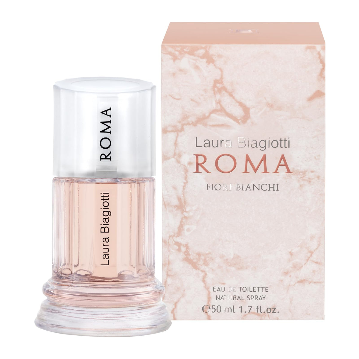 Laura Biagiotti Roma Fiori Bianchi  Floral Woody Oriental Scent  Womens Perfume  Long Lasting Perfume for Women  Eau de Toi