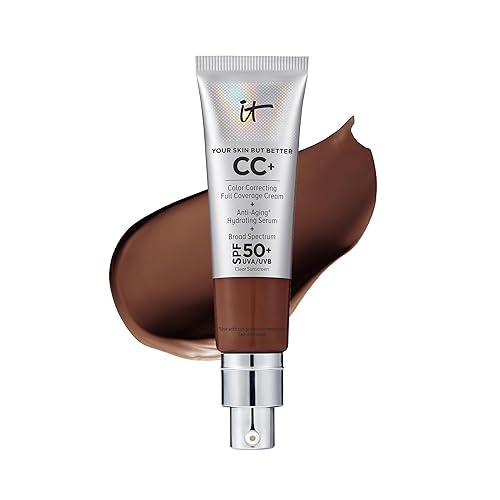 It Cosmetics Cc+ Cream, Deep Bronze - Full Coverage Foundation & Spf 50+, 1.08 Fl Oz