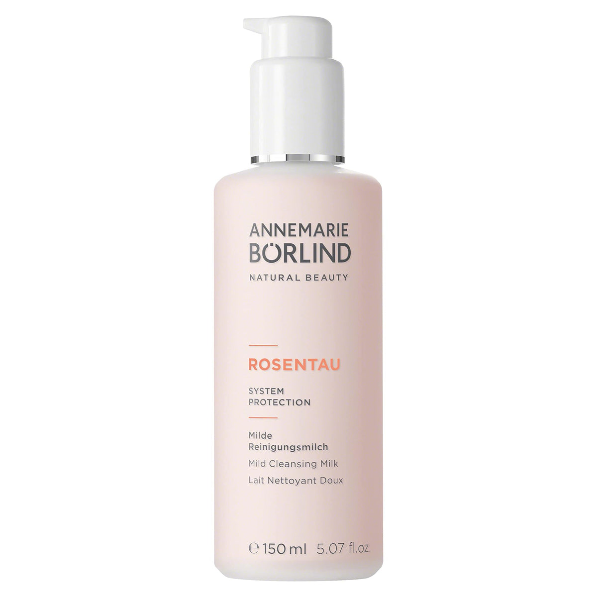 Annemarie Börlind - Rose Dew Cleansing Milk - Avocado Cucumber And Rose Water Natural Vegan Face Wash - Moisturizes And Removes Makeup And Impurities - 5.07 Fl. Oz.