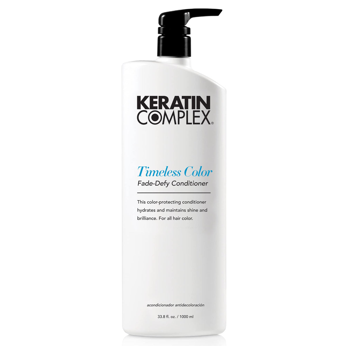 Keratin Complex Timeless Color Fade-Defy Conditioner, 33.8 Fl Oz - Blue, Color Protection