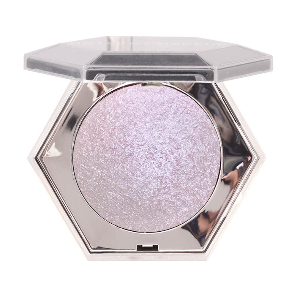 Amy'S Diary Purple Pink Shimmer Highlighter Makeup Contour Powder Palette 1 Count