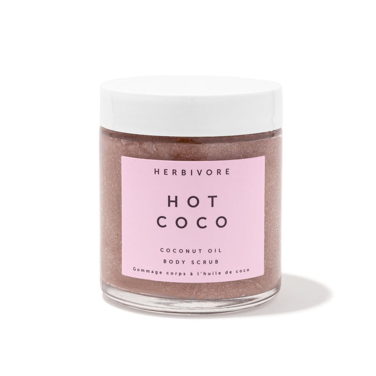 Herbivore Coconut Oil Body Scrub With Cocoa Butter - 4 Oz, Brown, Nourishing Exfoliant