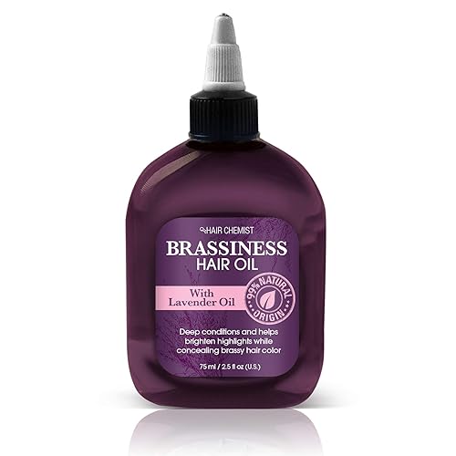 Hair Chemist Brassiness Hair Oil With Lavender Oil - 2.5 Oz For Bright, Shiny Hair