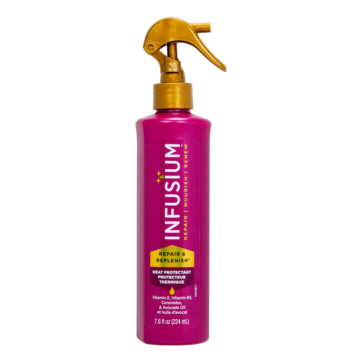 Infusium Repair and Replenish Heat Protector  Nourishing Heat Protection Spray for Hair with Vitamin E and Avocado Oil  Moistu