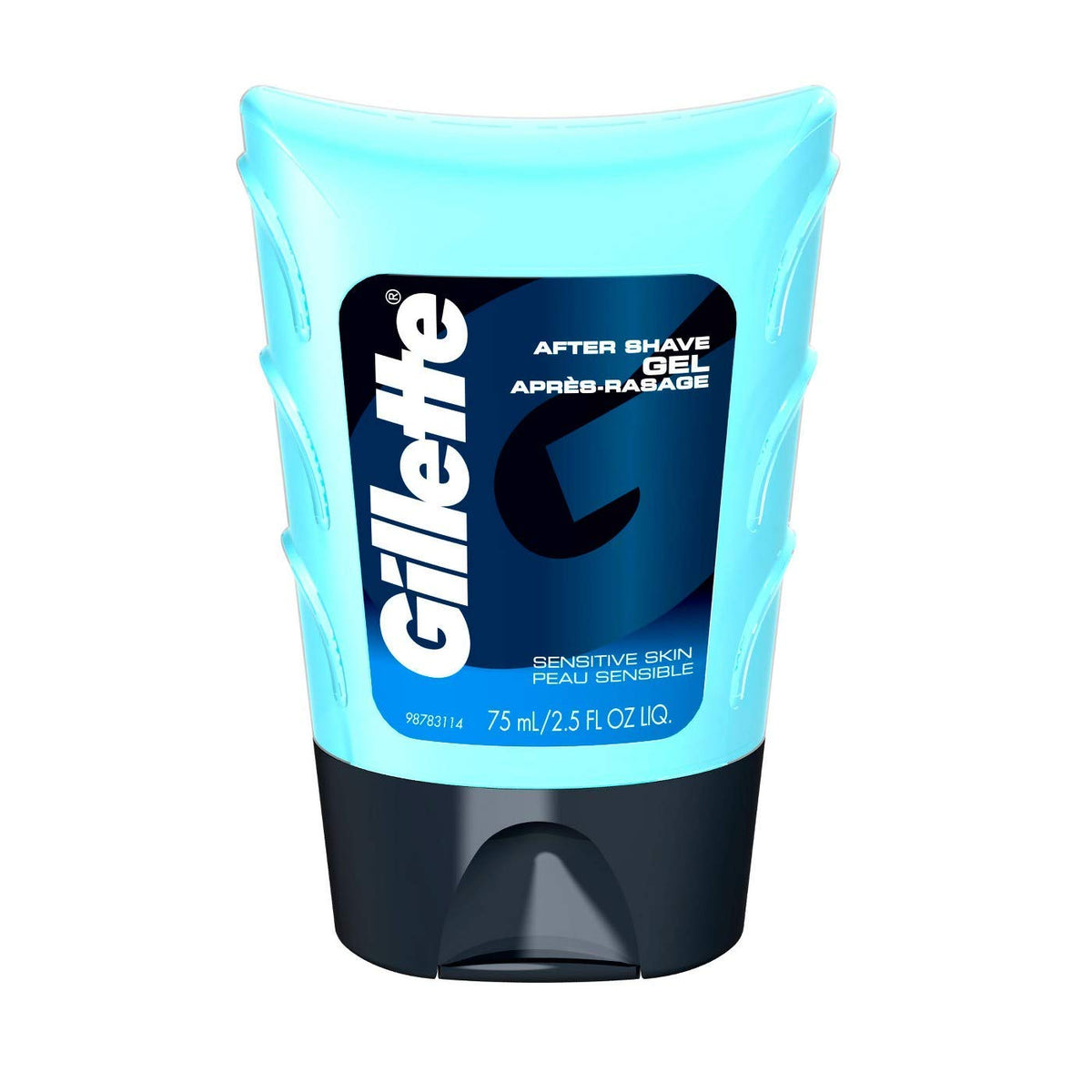 Gillette After Shave Gel For Sensitive Skin, 2.5 Fl Oz, Pack Of 3 - Soothing Blue Formula