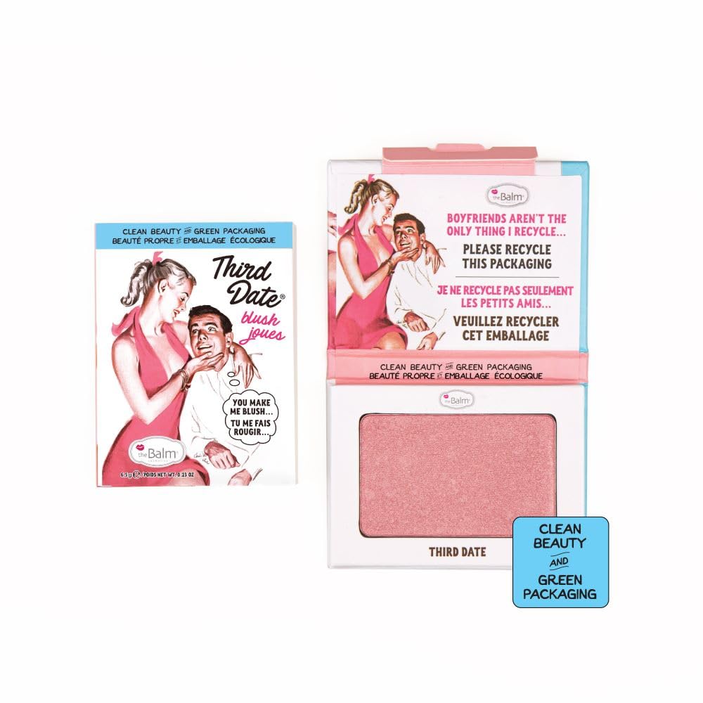 theBalm Clean and Green Powder Blush  Third Date