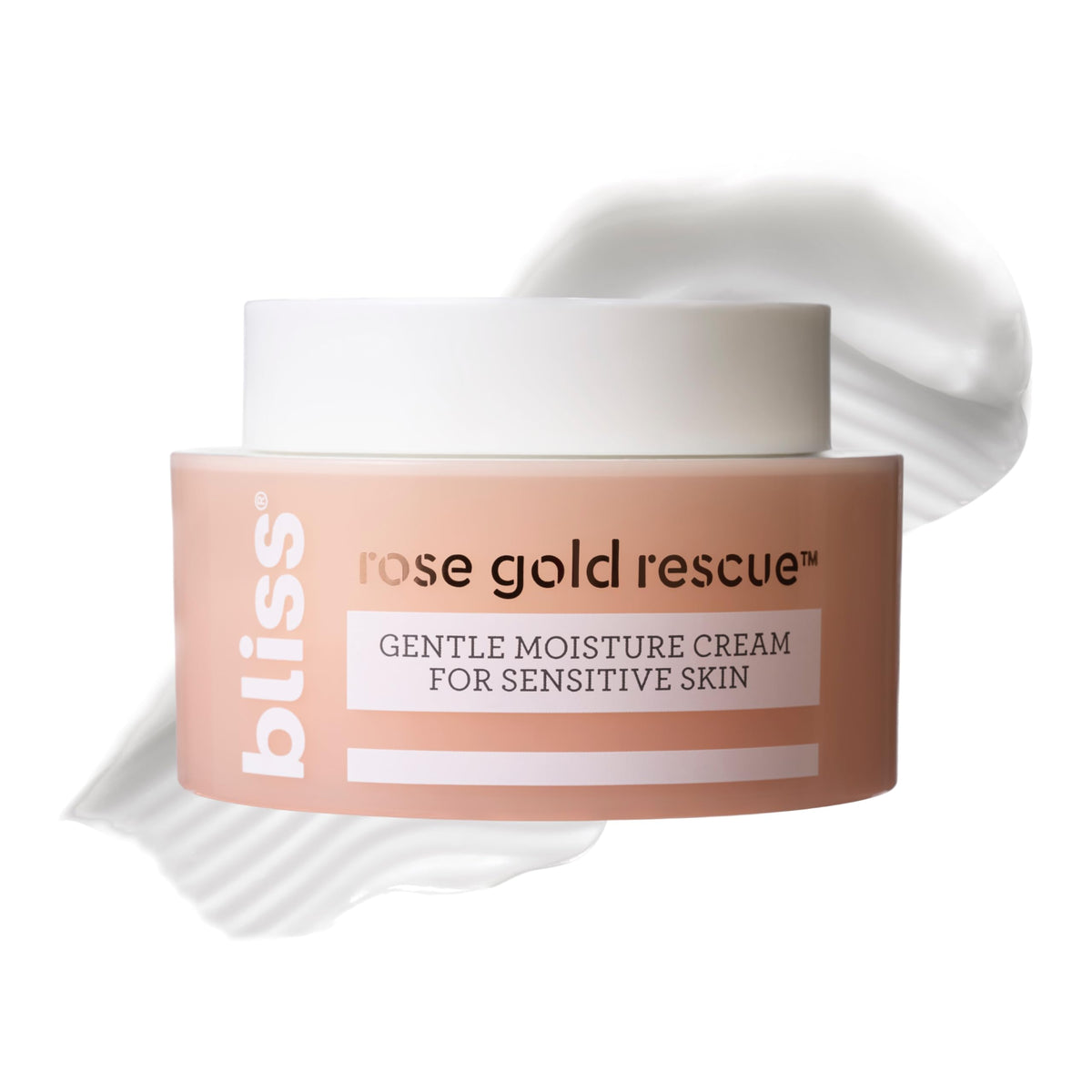 Bliss Rose Gold Rescue Moisturizer For Sensitive Skin | Fragrance-Free, 1.7 Oz