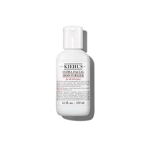 Kiehl's Ultra Facial Moisturizer 4.2 fl oz - Hydrating, Squalane & Glycerin, Fr